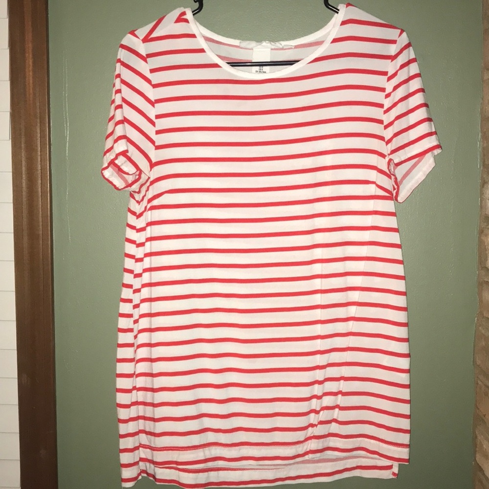 Red & white T-shirt